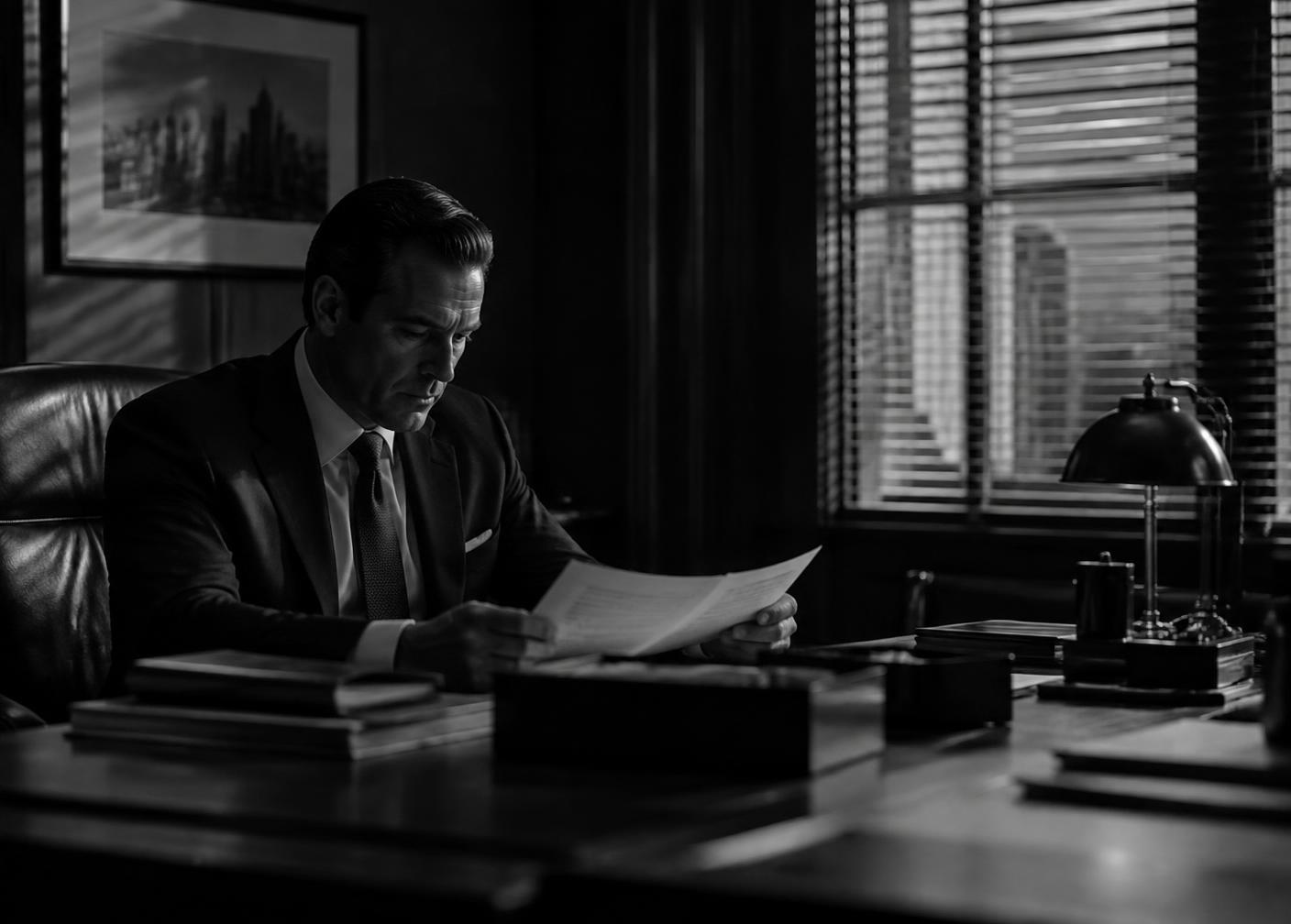Trevor Daly in an executive office